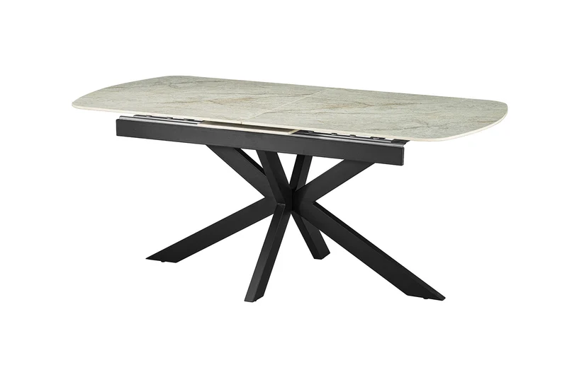 Table extensible Hestia 180-220cm Ovale Danoise Pierre beige