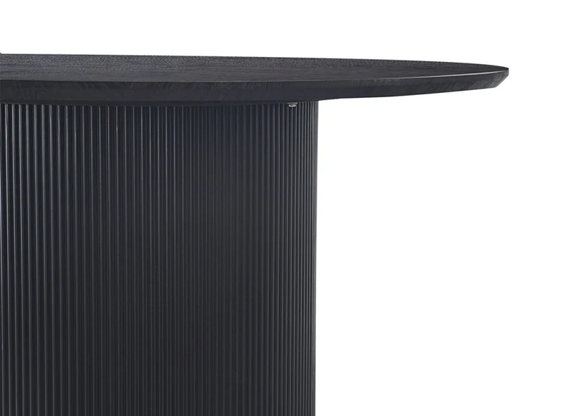 Table Lagos 120 cm Ronde Décor Brun foncé