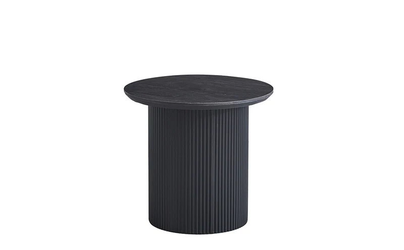 Table basse Lagos Ronde Décor Brun foncé