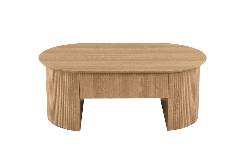 Table basse Lagos 120 cm Plateau relevable Décor Chêne Naturel