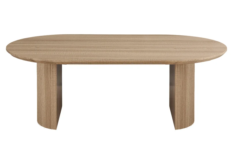 Table Lagos 220 cm Ovale Décor Chêne Naturel