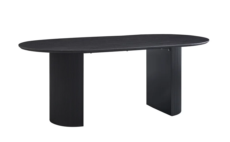 Table Lagos 200 cm Ovale Décor Brun foncé