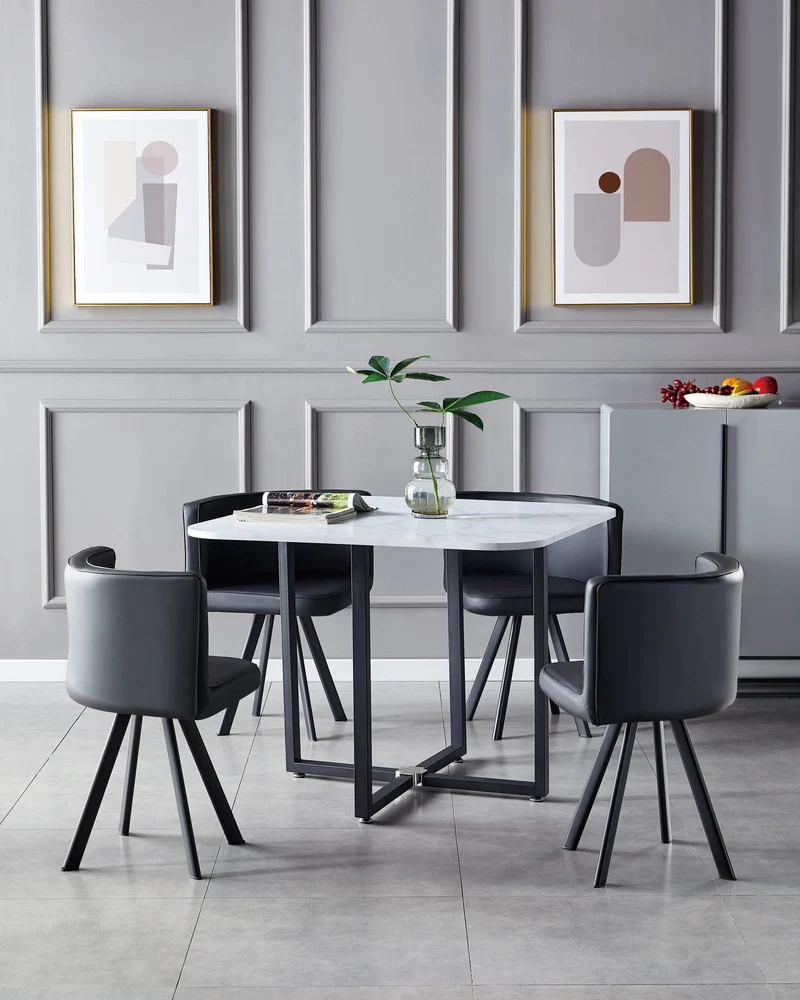 Ensemble Table et 4 Chaises VENDOME - Modernité et élégance