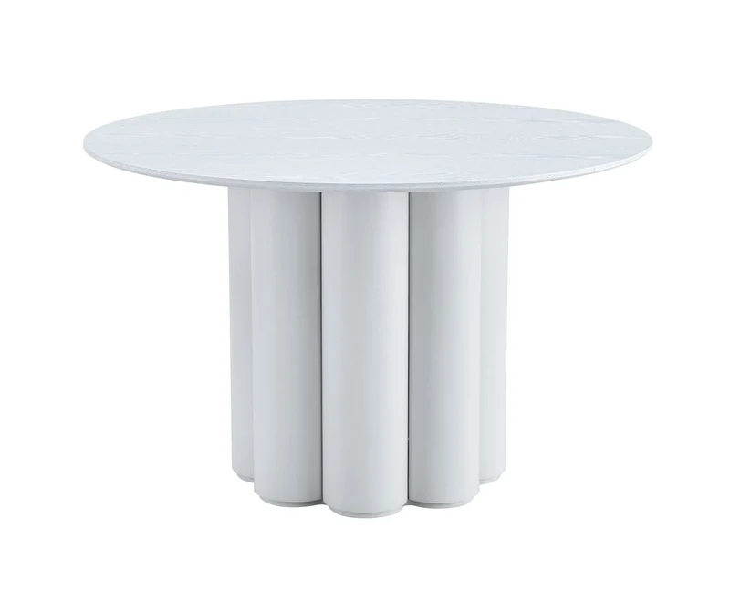 TABLE A MANGER FLOWER BLANC