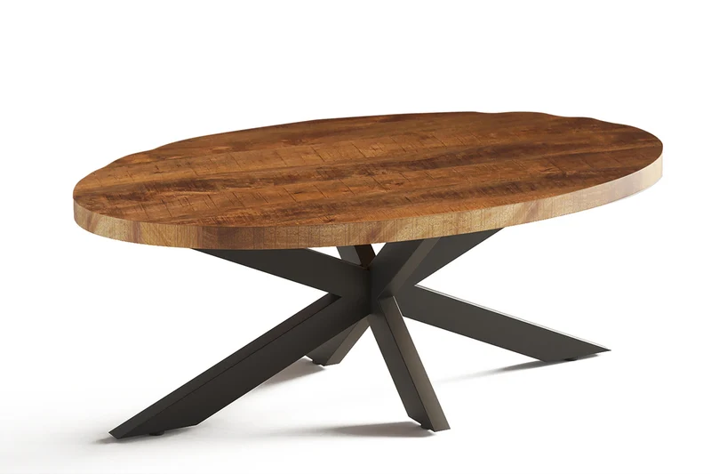 Table basse Madeira Ovale bois de manguier