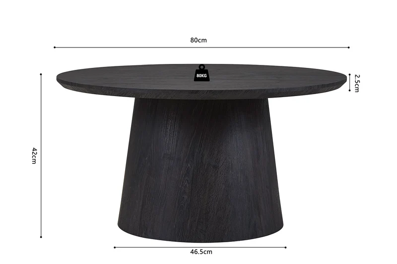 Table basse Miklos ronde