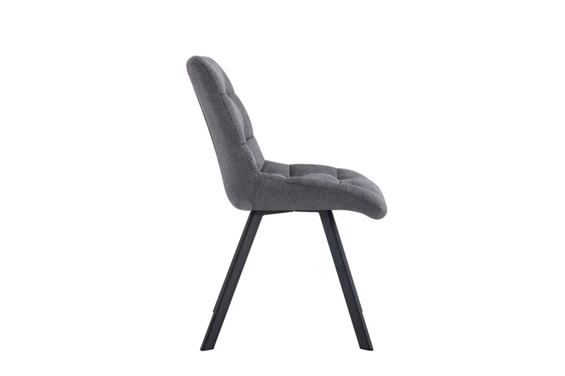 Chaise Lizzy Tissu Ote Share 456 Gris foncé