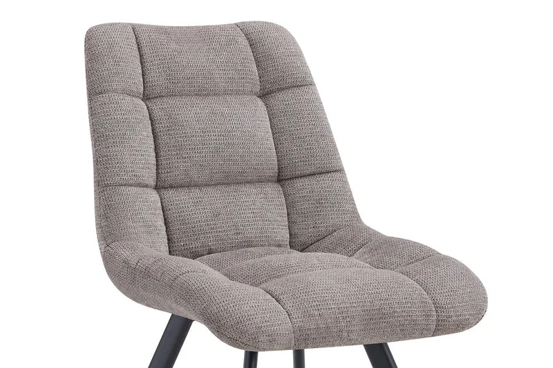 Chaise Lizzy Tissu Ote Share 160 Gris clair