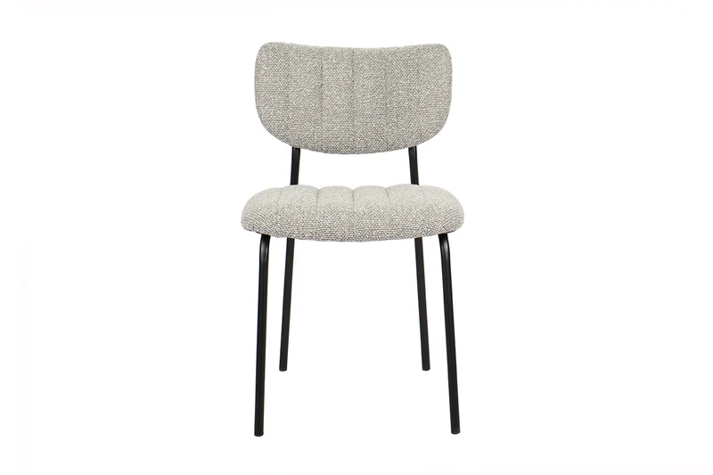 Chaise Antura Tissu Ote Gris clair