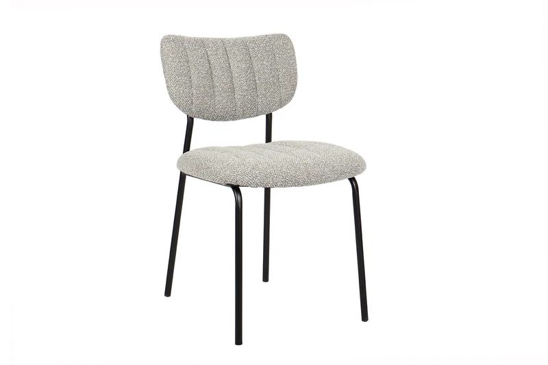 Chaise Antura Tissu Ote Gris clair