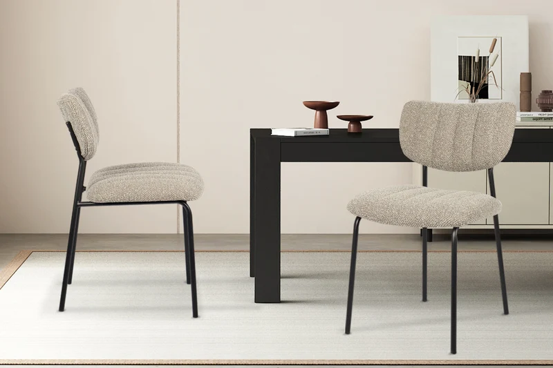 Lot de Chaises Antura Tissu Ote Beige