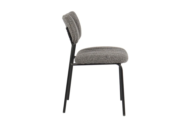 Lot de Chaises Antura Tissu Ote Gris foncé