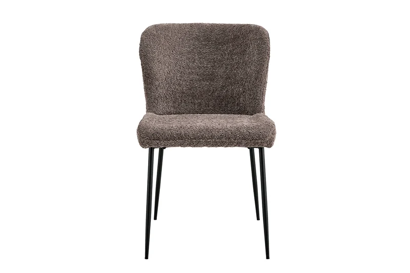 Lot de Chaises Lisa Bouclé Moka
