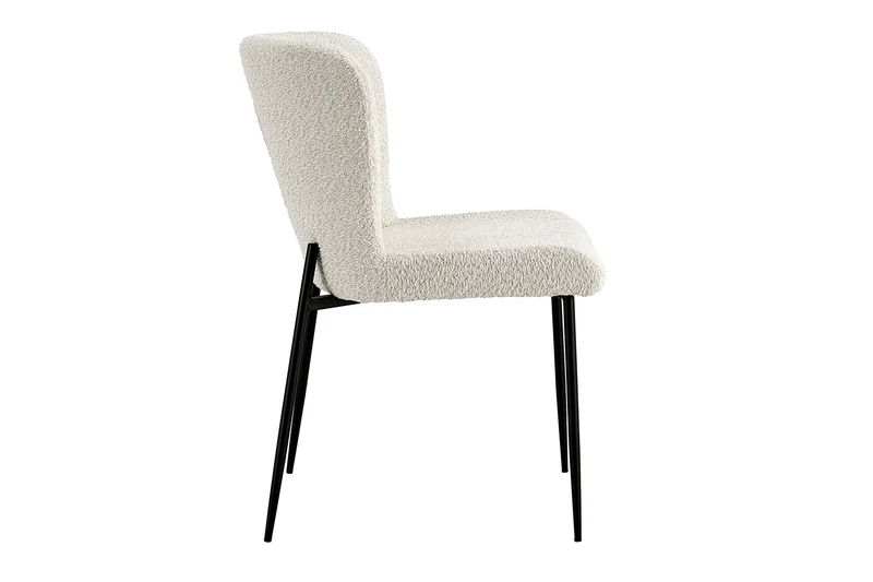 Lot de Chaises Lisa Bouclé Ecru