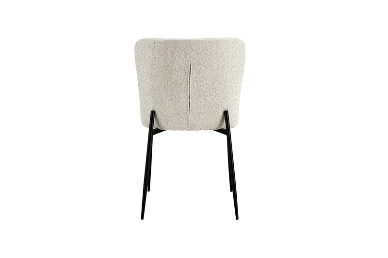Lot de Chaises Lisa Bouclé Ecru