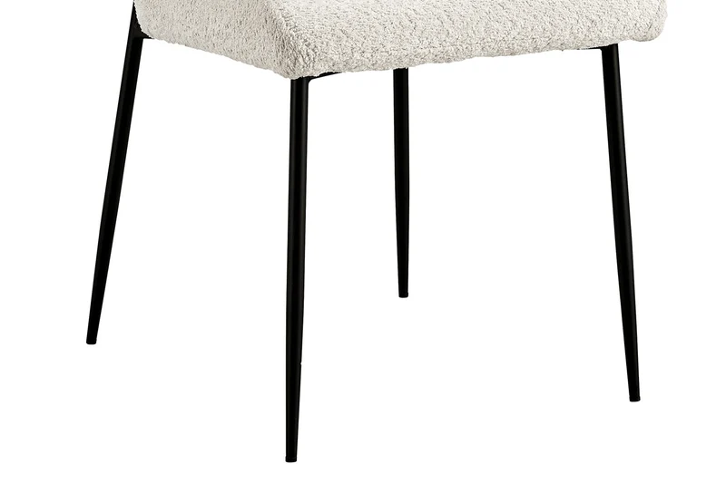 Lot de Chaises Lisa Bouclé Ecru