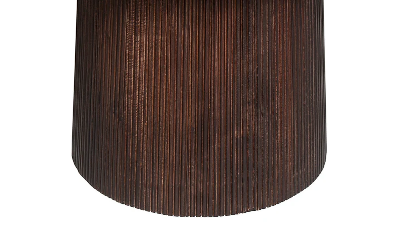 Table à manger en bois de manguier – Collection Vallsta Ronde – 130 x 130 cm