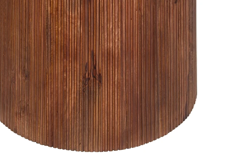Table à manger en bois de manguier – Collection Vallsta Ronde – 130 x 130 cm