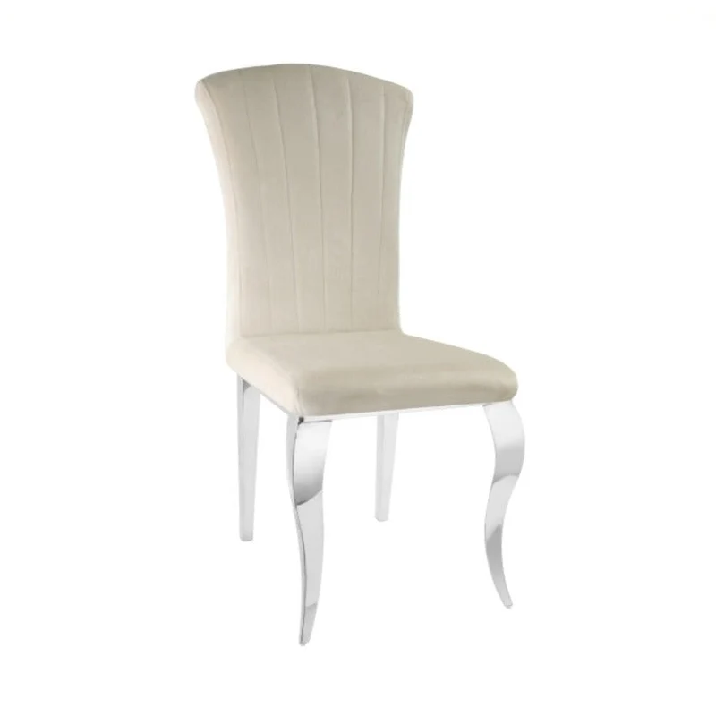 Chaise Nansouty – Style Louis, structure argentée | ARBA Home