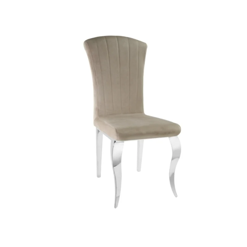 Chaise Nansouty – Style Louis, structure argentée | ARBA Home