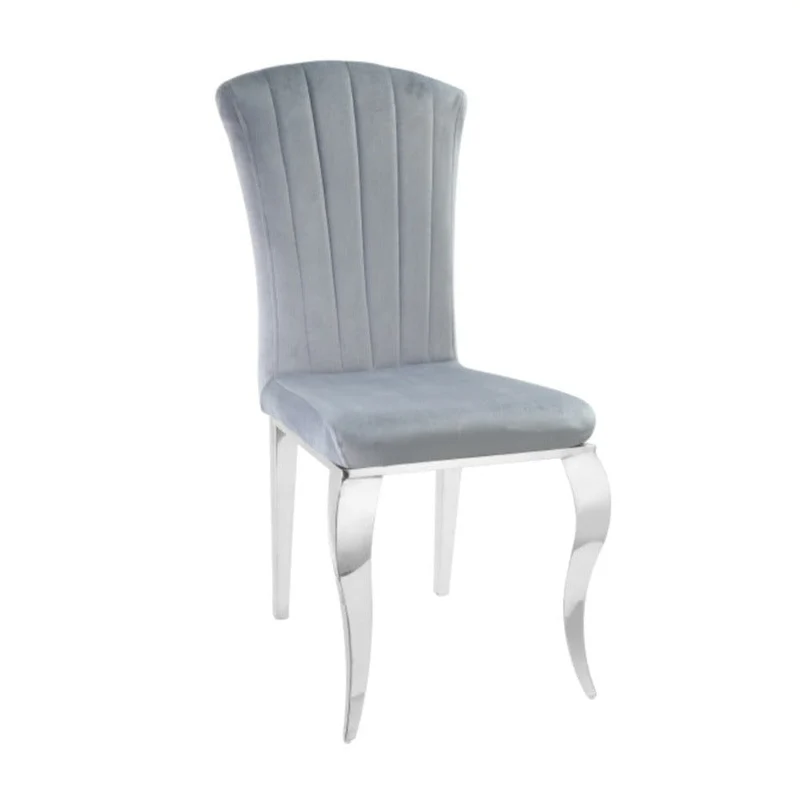Chaise Nansouty – Style Louis, structure argentée | ARBA Home