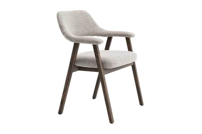 Chaise Vallsta – Chêne massif brun foncé | ARBA Home