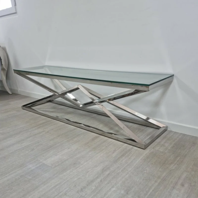 Meuble TV Opéra Argent