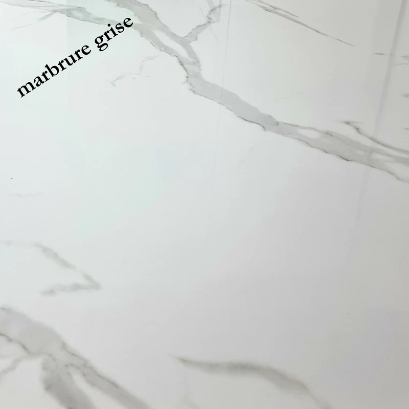 Table à manger Trofy Argent Marbre Blanc
