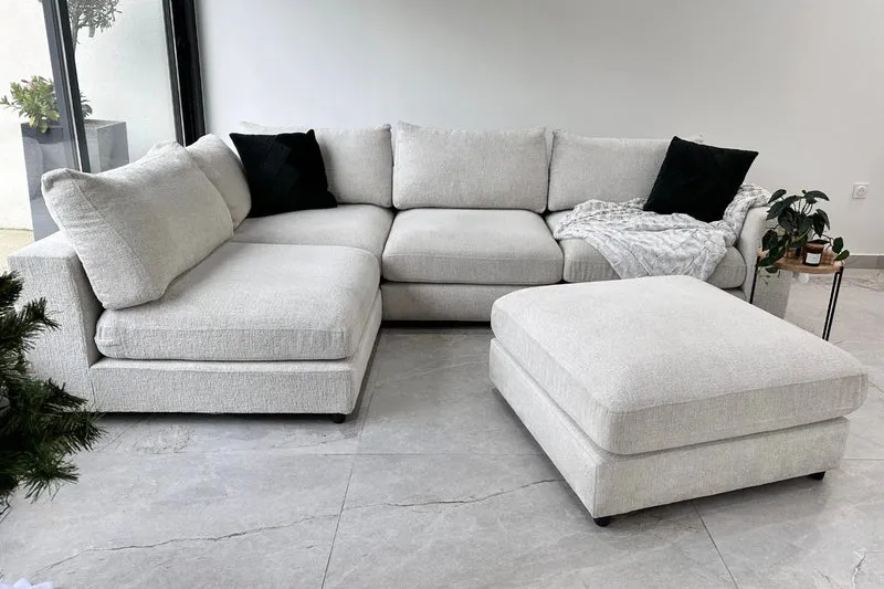 Canapé modulable Julia 4+1 en Chenille