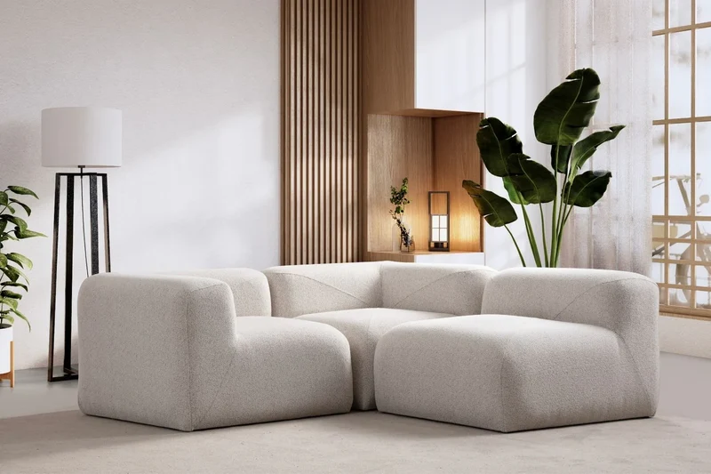 Canapé d'angle Nuage Modulable Chenille