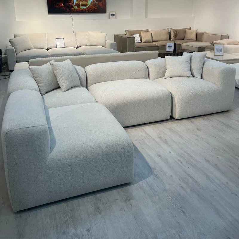 Canapé d'angle Nuage Modulable Chenille
