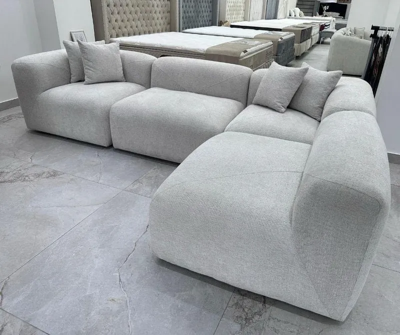 Canapé d'angle Nuage Modulable Chenille
