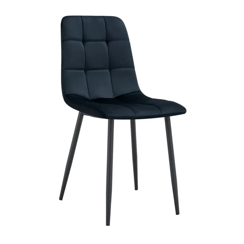 Chaise Elisa Noir velours Noir
