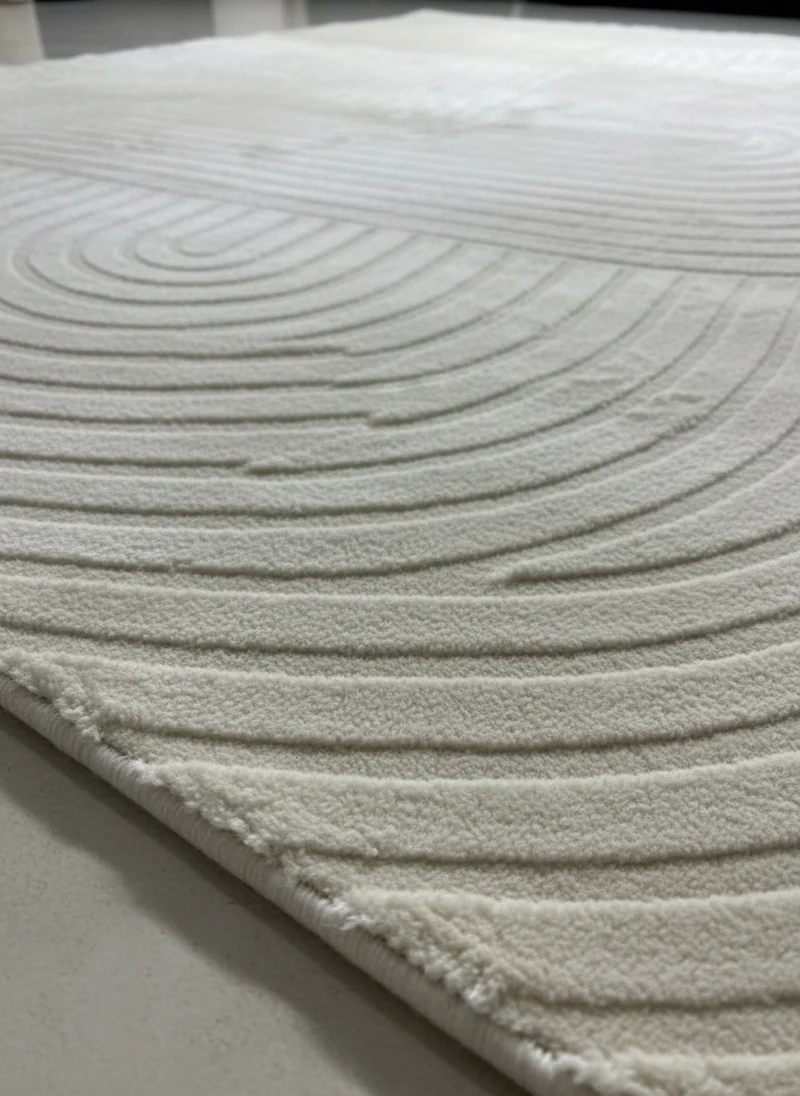 Tapis Signo crème Merinos 1914 - poils courts lavable