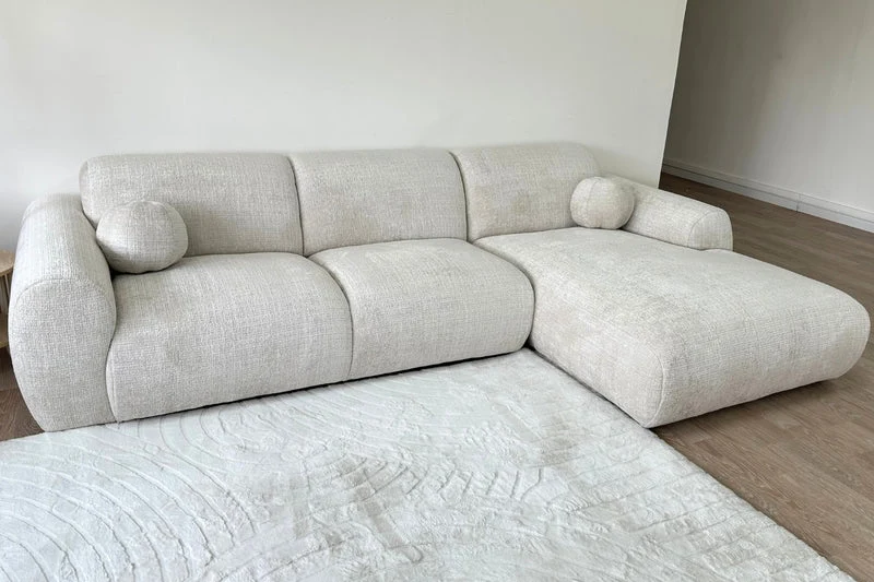 Canapé d'angle Cloud tissu chenille Marbella