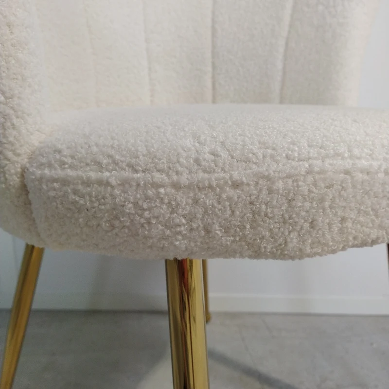 Chaise Quinconce Or velours Doudou