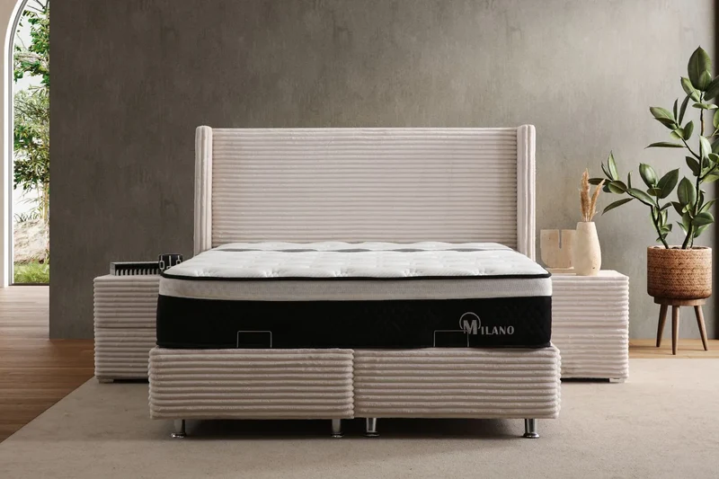 Lit Coffre CLARA BEIGE - Doudoud