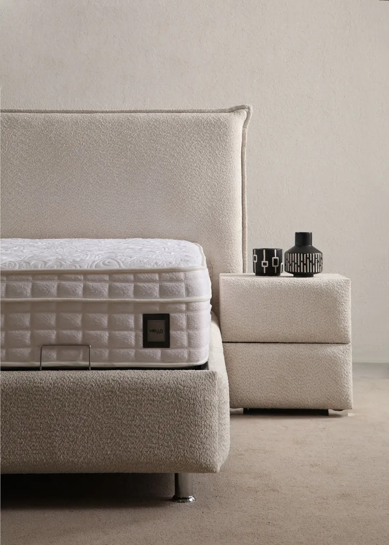 Lit Coffre MIA BEIGE - Chenille
