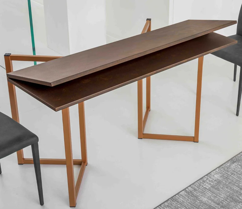 Console extensible pieds métal - Flap