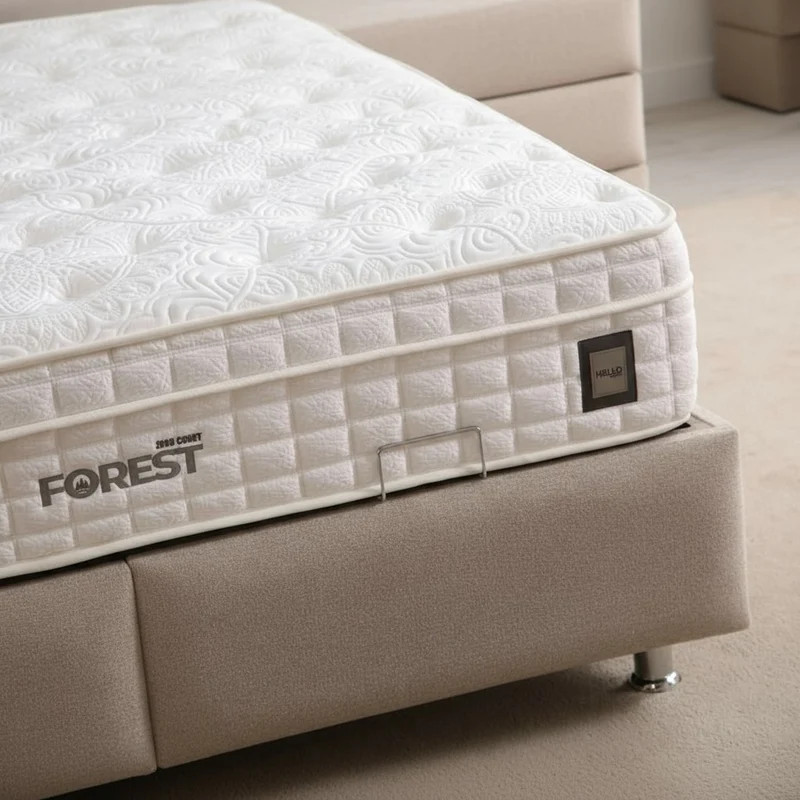 Lit Coffre EDEN BEIGE - Velours