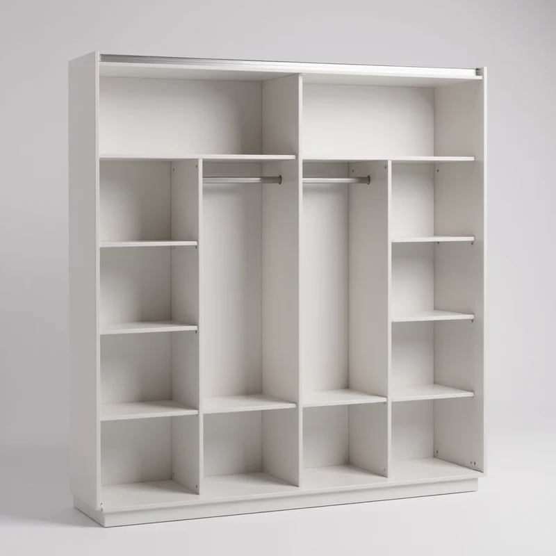 Armoire Dressing Rilona Blanc