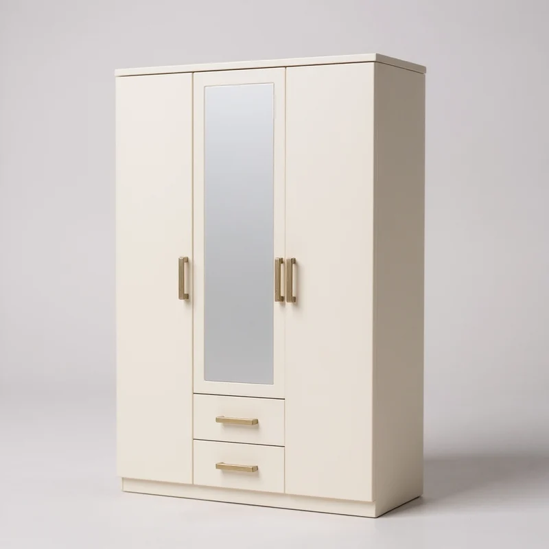 Armoire 3 Portes Nilona Beige