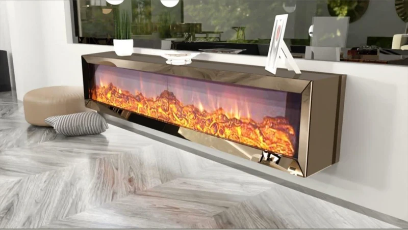 Meuble TV cheminée