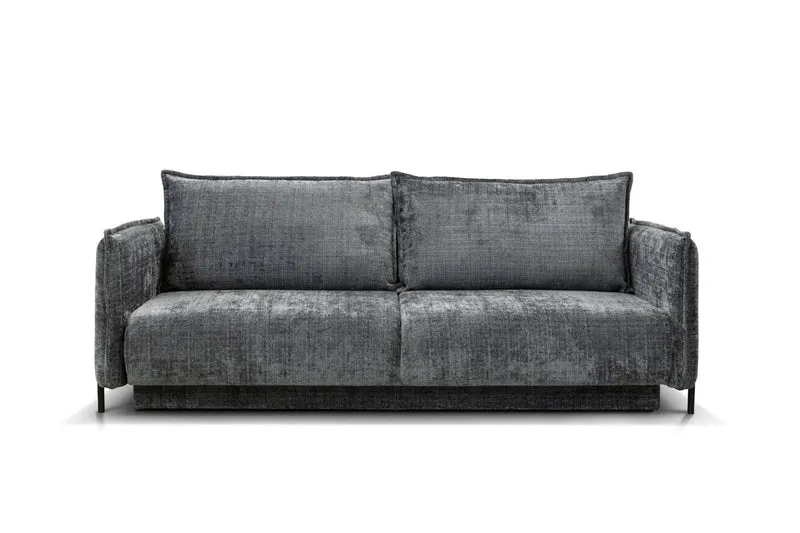 Canapé Convertible Azalfi Tweed Gris