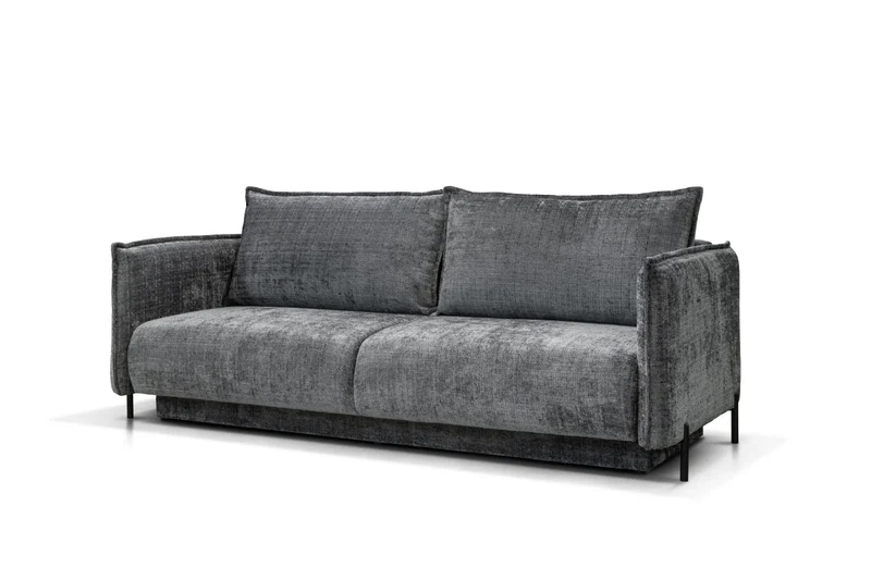 Canapé Convertible Azalfi Tweed Gris