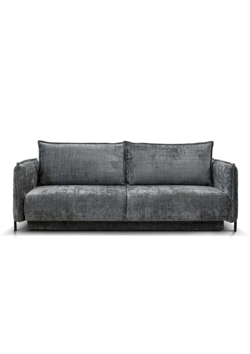Canapé Convertible Azalfi Tweed Gris