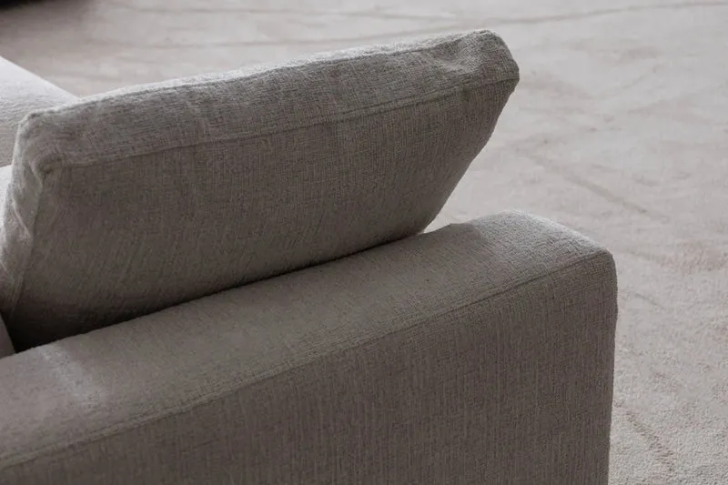Canapé Modulable Julia Chenille 4+1 Pouf