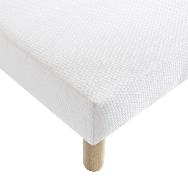 SOMMIER TAPISSIER 90X190 CM - BLANC