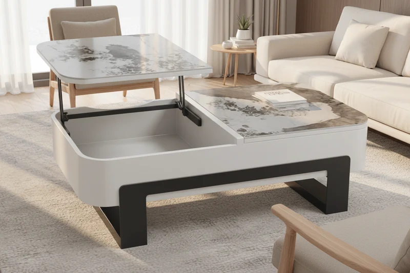 Table basse plateau relevable céramique – Sidney