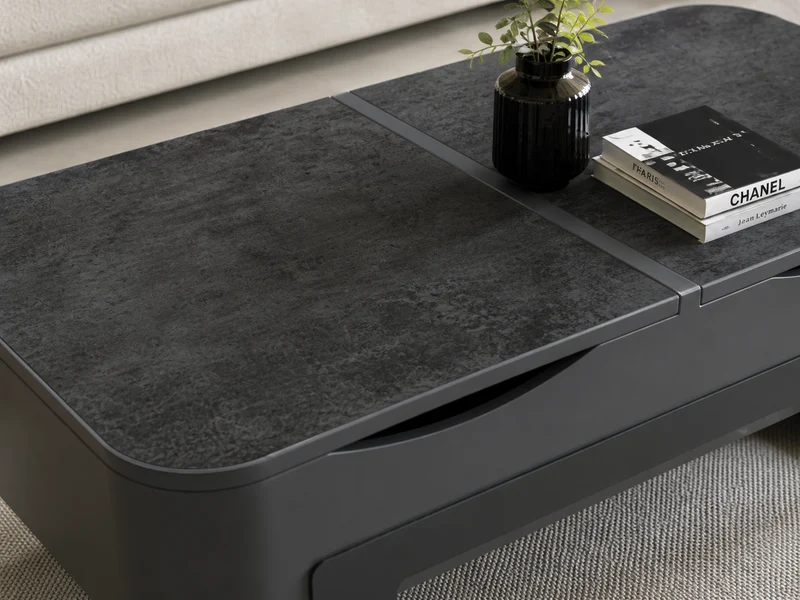 Table basse plateau relevable céramique – Sidney